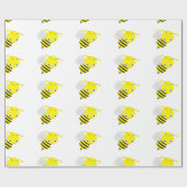 Schattige hommel cadeaupapier (Vlak)
