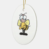 schattige hommel keramisch ornament (Links)