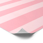 Schattige hommel - Roze Geel Poster (Hoek)