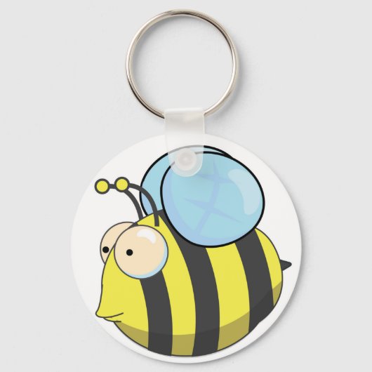 Schattige hommel sleutelhanger (Voorkant)