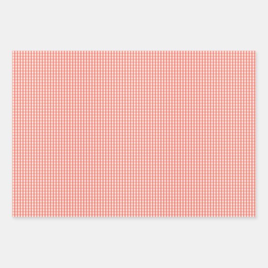 Schattige hommel, tulpen en Gingham | Roze & Groen Inpakpapier Vel (Voorkant 2)