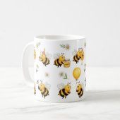 Schattige Hommels Koffiemok (Voorkant links)