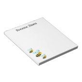 Schattige hommels notitieblok (Schuin)