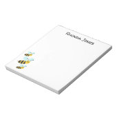 Schattige hommels notitieblok (Linkerzijde)