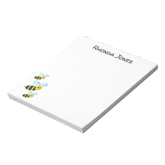 Schattige hommels notitieblok (Linkerzijde)