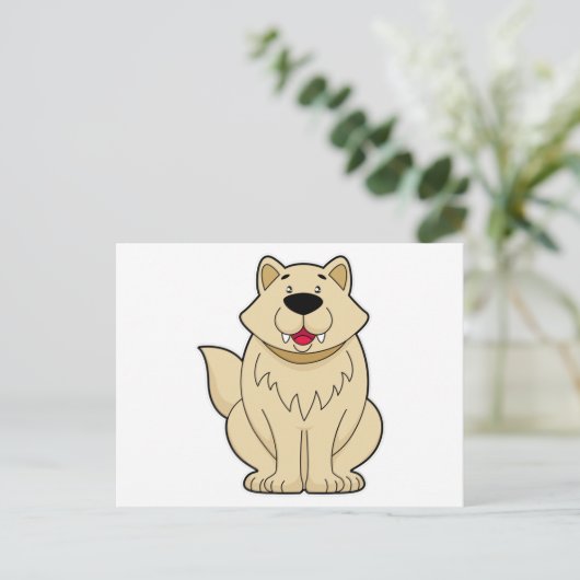 Schattige Hond Briefkaart (Staand voorkant)