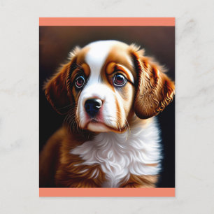 schattige hond briefkaart