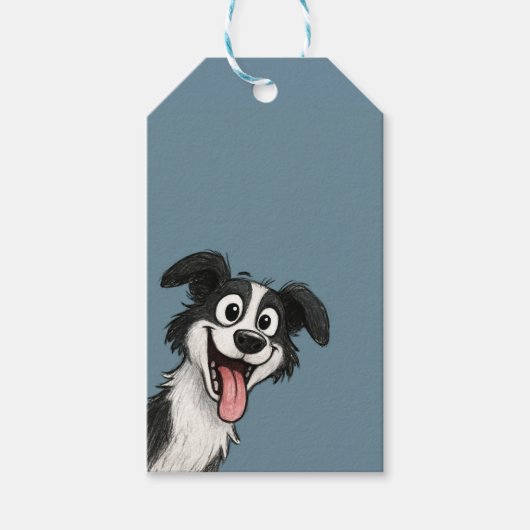 Schattige Hond Cadeaulabel (Voorkant)