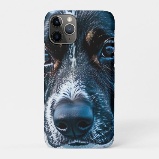 Schattige Hond Die Rondkijkt Case-Mate iPhone Case (Achterkant)