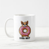 Schattige Hond-Donut Koffiemok (Links)