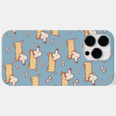 Schattige Hond en Bot Naadloos Patroon Case-Mate iPhone Case (Achterkant (horizontaal))