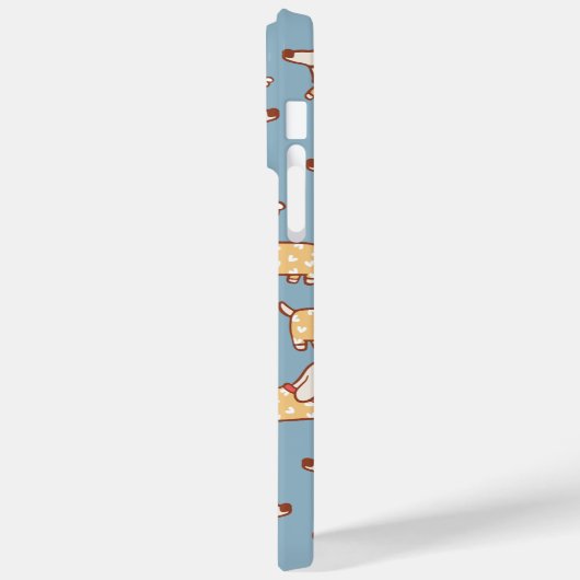 Schattige Hond en Bot Naadloos Patroon Case-Mate iPhone Case (Achterkant / Links)