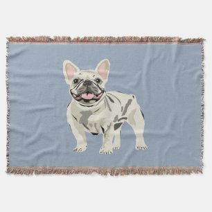 Schattige hond, Franse bulldog Deken