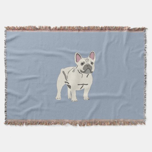 Schattige hond, Franse bulldog Deken (Voorkant)