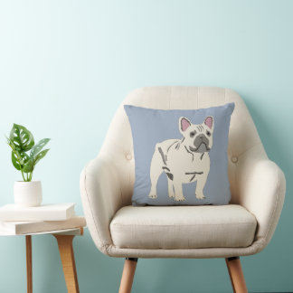 Schattige hond, Franse bulldog Kussen