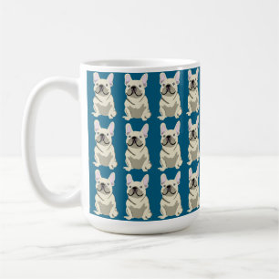 Schattige hond, frenchie koffiemok