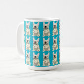 Schattige hond, frenchie koffiemok (Voorkant links)