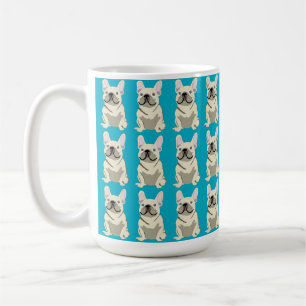 Schattige hond, frenchie koffiemok