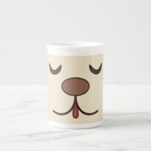 Schattige hond grappig met een leuk gezicht roze m