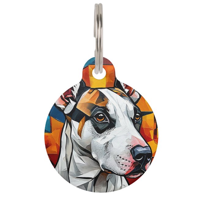 Schattige Hond Huisdierpenning (Voorkant)