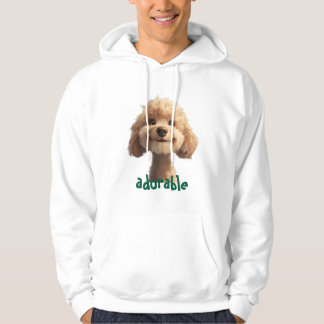 Schattige Hond Illustratie Hoodie - Perfect voor P