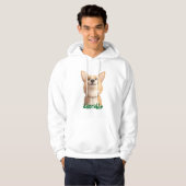 Schattige Hond Illustratie Hoodie - Perfect voor P (Voorkant volledig)