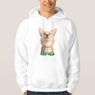 Schattige Hond Illustratie Hoodie - Perfect voor P