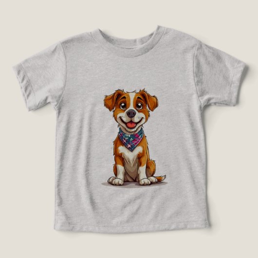 Schattige hond in cartoonstijl (Design voorkant)