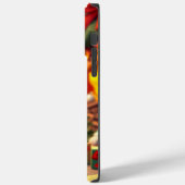 Schattige hond in een feestelijke omgeving Case-Mate iPhone case (Achterkant / Links)