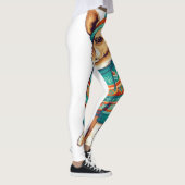Schattige hond in winterstijl leggings (Rechts)