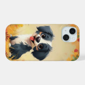 Schattige Hond iPhone 15 Case (Achterkant horizontaal)