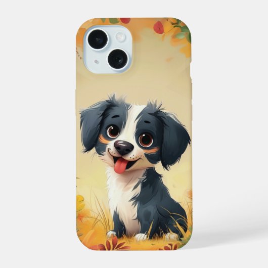 Schattige Hond iPhone 15 Case (Achterkant)