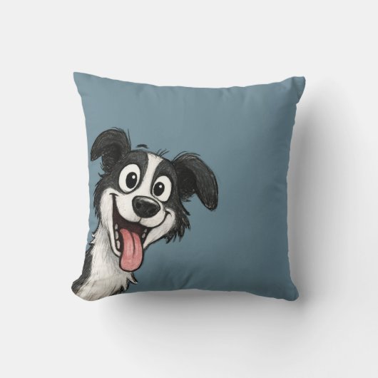 Schattige Hond Kussen (Voorkant)