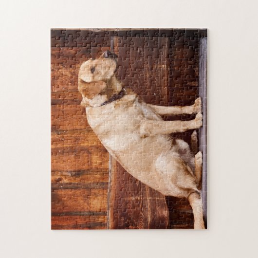 schattige hond legpuzzel (Verticaal)
