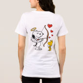 Schattige Hond Liefde Tri-Blend Shirt (Achterkant)