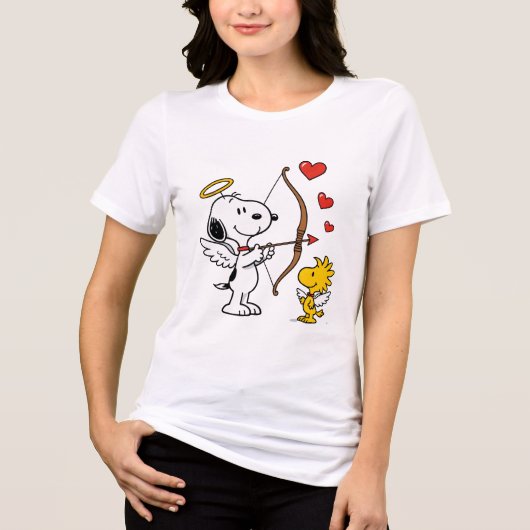 Schattige Hond Liefde Tri-Blend Shirt (Voorkant)