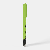 Schattige hond limoengroen iPhone hoesje (Rechterkant)