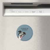 Schattige Hond Magneet (Insitu (Vaatwasser))