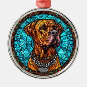 Schattige Hond Metalen Ornament