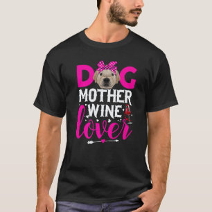 Schattige Hond Moeder Goud Retriever Moederdag T-shirt