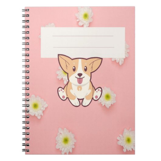 Schattige hond notitieboek (Voorkant)