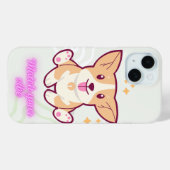 schattige hond phonecase Case-Mate iPhone case (Achterkant (horizontaal))