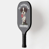Schattige Hond Pickleball Kind Maatwerk Paddle (Links)