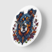 Schattige Hond Ronde Klok (Hoek)