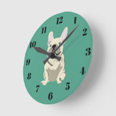Schattige hond ronde klok (Hoek)