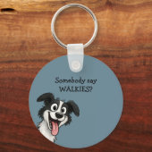 Schattige Hond Sleutelhanger (Achterkant)