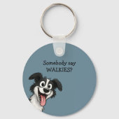 Schattige Hond Sleutelhanger (Achterkant)