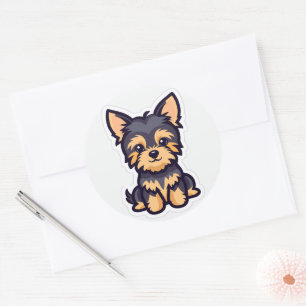 Schattige hond sticker