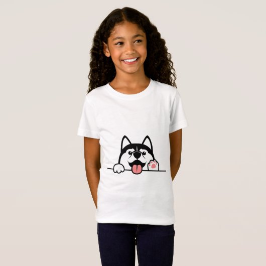 schattige hond t-shirt (Voorkant volledig)