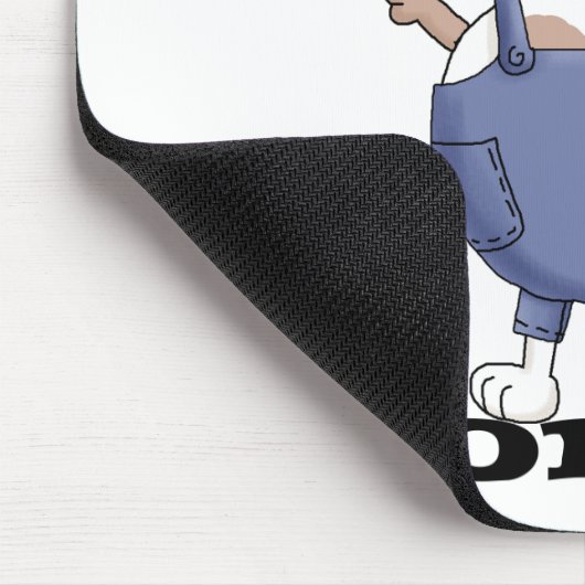 Schattige hond T-shirts en geschenken Muismat (Hoek)